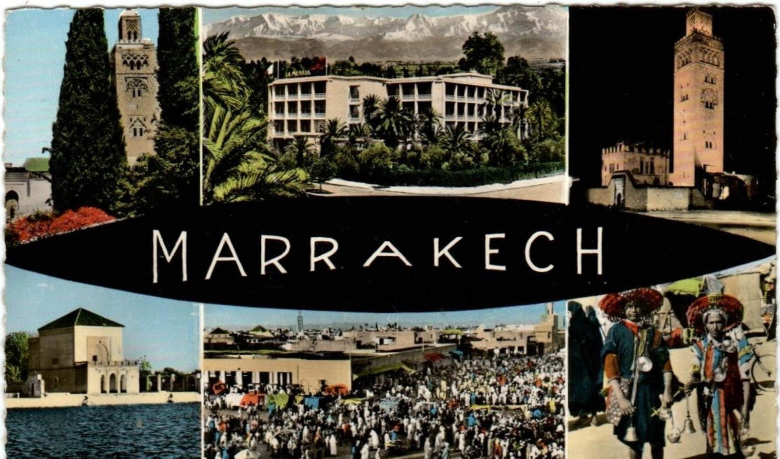 Carte postale marrakech